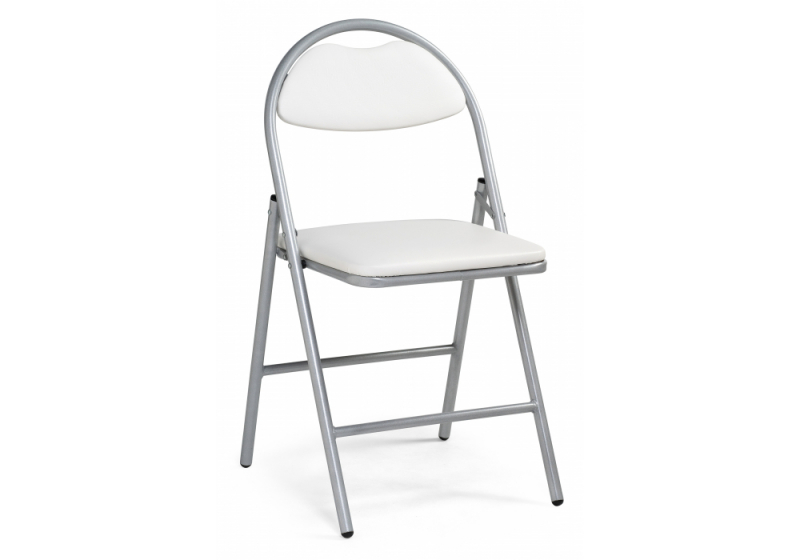 Стул на металлокаркасе Gikat белый полимер / светлый мусс (45x43x82). 