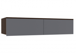 Шкаф Роут венге / графит софт (120x44x34)
