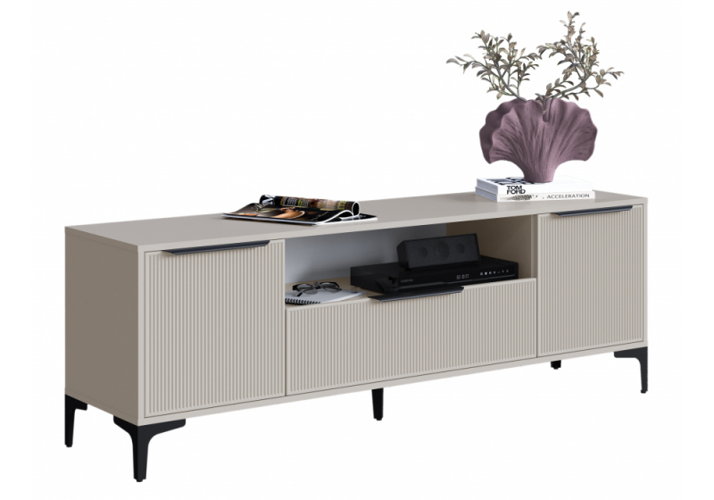 ТВ-тумба Иадама кашемир / кашемир (165x40,3x56,5). 