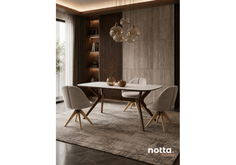 Стул деревянный Anabel светло-серый / бук (64x56x78)