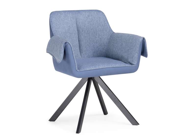 Стул на металлокаркасе Каита neptun 35 / flex 754 / черный (66x53x86). 